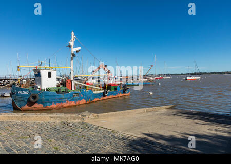 Pier at Marina - Colonia del Sacramento, Uruguay Stock Photo