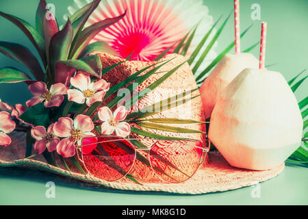 Download Coconut leaf hat palm leaves Stock Photo: 177316761 - Alamy Yellowimages Mockups