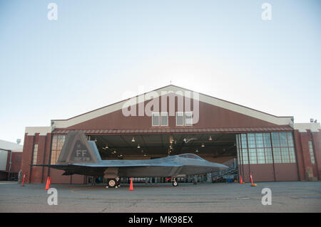 The 192nd Fighter Wing S Flagship F 22a Raptor Is Parked Outside Of An Assumption Of Command The 192nd Fighter Wing S Flagship F 22a Raptor Is Parked Outside Of An Assumption Of Command