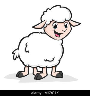 cute sheep cartoon
