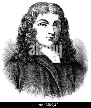 Pierre Bayle (born November 18, 1647 , died December 28, 1706 ), Stock Photo