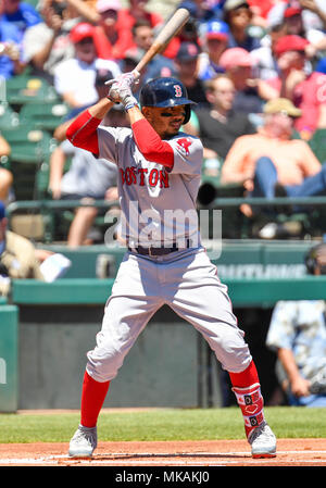 May 06, 2018: Boston Red Sox shortstop Xander Bogaerts #2 at bat during an  MLB game between the Boston Red Sox and the Texas Rangers at Globe Life  Park in Arlington, TX