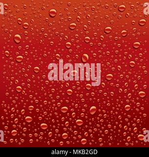 dark red bubbles droplets background Stock Vector