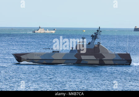 KNM Steil A Skjold Class 'Missile Fast Patrol Boat' Of The Norwegian ...