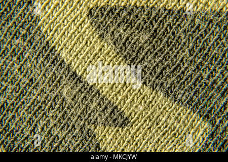 image background of green fabric close-up weaving Stock Photo