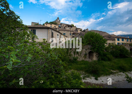 Pont de Barret in the Drome area in France Stock Photo