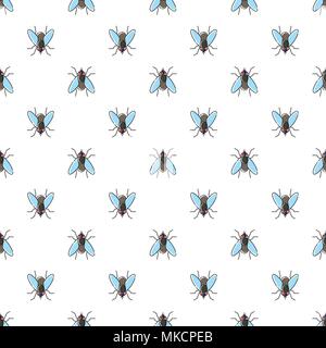 Fly vector seamless pattern for textile design, wallpaper, wrapping paper or scrapbooking. Stock Vector