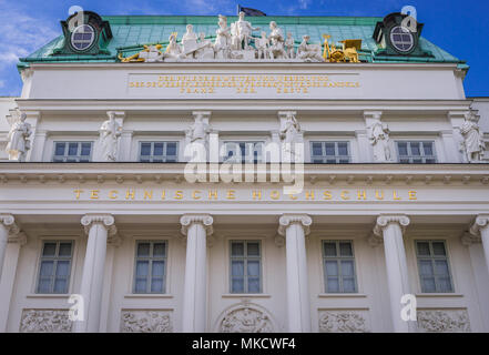 Technical University TU Wien building in Vienna, Austria Stock Photo