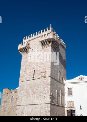 Estremoz Castle watch tower Stock Photo