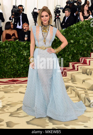 Katharine McPhee attending the Metropolitan Museum of Art Costume Institute Benefit Gala 2018 in New York, USA. Stock Photo