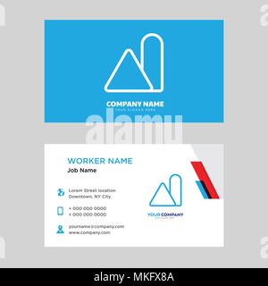 Condiment business card design template, Visiting for your company, Modern horizontal identity Card Vector Stock Vector