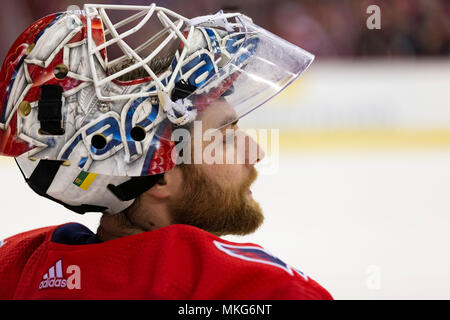 Washington Capitals goaltender Braden Holtby 70 during a break in play Stock Photo Alamy