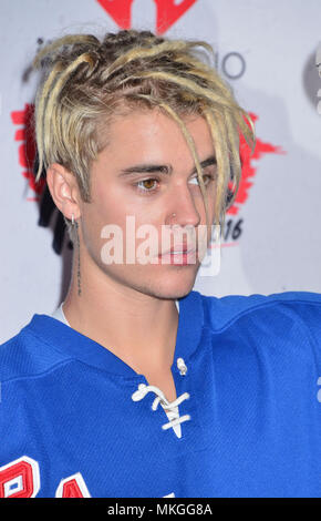 Justin Bieber attends the iHeartRadio Music Awards at The Forum on