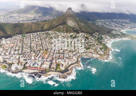 Aerial view of Cape Town, South Africa Stock Photo