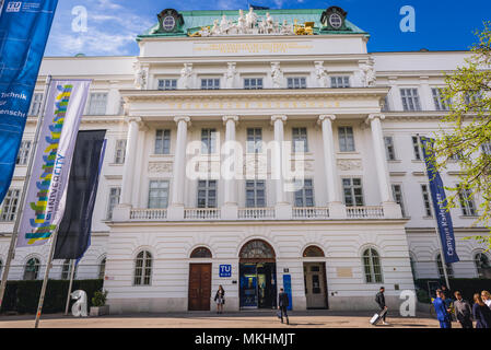 Technical University TU Wien building in Vienna, Austria Stock Photo