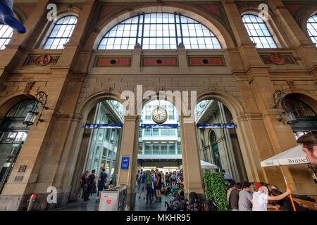 Zürich HB Hauptbahnhof railway station in Zurich, Switzerland, Europe Stock Photo