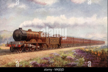 Scottish Steam Train Stock Photo