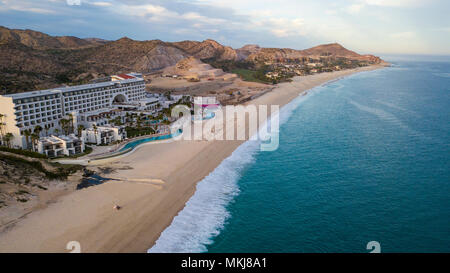 Aerial view of the coastline of Cabo San Lucas on the Baja California peninsula in northern Mexico Stock Photo