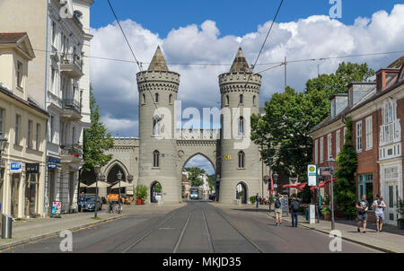 Friedrich Ebert road, Nauen Gate, Potsdam, Friedrich Ebert Strasse, Nauener Tor Stock Photo