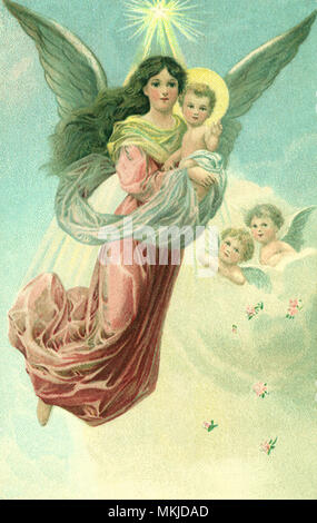 Angel with Jesus Stock Photo