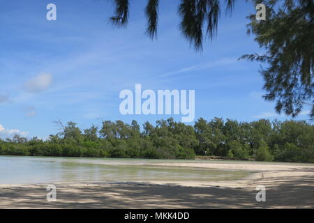 Charming coastline of Indian ocean at Mauritius island. Stock Photo