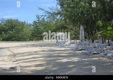 Charming coastline of Indian ocean at Mauritius island. Stock Photo