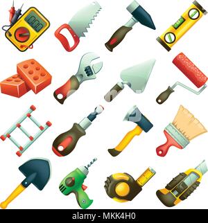 builders icons 2 Stock Vector