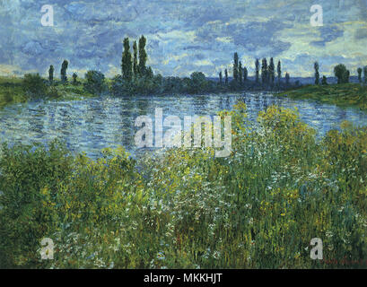 Banks of the Seine, Vetheuil Stock Photo