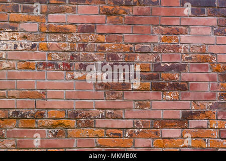 old red brick wall texture background Stock Photo