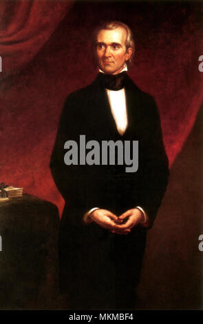 James K. Polk 1845 Stock Photo