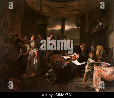 The marriage of Tobias and Sarah, by Jan Steen Stock Photo - Alamy