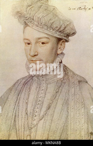 King Charles IX 1566 Stock Photo