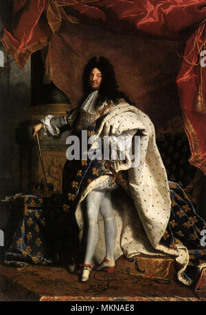 King Louis XIV 1701 Stock Photo
