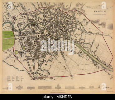 Map of Berlin Stock Photo - Alamy