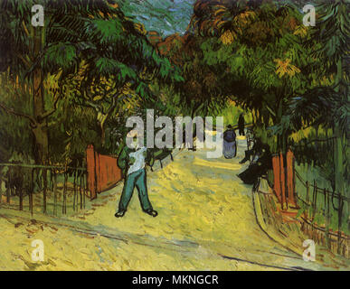 Entrance to the Public Park in Arles by Vincent van Gogh, 1888 Stock