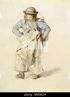 Young Dancing Farmer Stock Photo