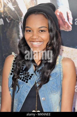 China Anne McClain  arriving at the Lone Ranger premiere at  the Disney California Adventure park in Anaheim.China Anne McClain 203 Red Carpet Event, Vertical, USA, Film Industry, Celebrities,  Photography, Bestof, Arts Culture and Entertainment, Topix Celebrities fashion /  Vertical, Best of, Event in Hollywood Life - California,  Red Carpet and backstage, USA, Film Industry, Celebrities,  movie celebrities, TV celebrities, Music celebrities, Photography, Bestof, Arts Culture and Entertainment,  Topix, headshot, vertical, one person,, from the year , 2013, inquiry tsuni@Gamma-USA.com Stock Photo