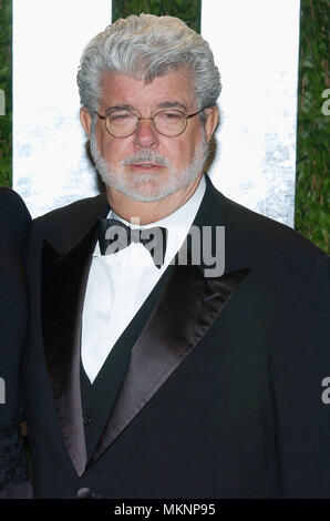 George Lucas 150  arriving at the Vanity Fair Oscar  Party 2012 - at the Sunset Tower Hotel in Los Angeles.George Lucas 150 Red Carpet Event, Vertical, USA, Film Industry, Celebrities,  Photography, Bestof, Arts Culture and Entertainment, Topix Celebrities fashion /  Vertical, Best of, Event in Hollywood Life - California,  Red Carpet and backstage, USA, Film Industry, Celebrities,  movie celebrities, TV celebrities, Music celebrities, Photography, Bestof, Arts Culture and Entertainment,  Topix, headshot, vertical, one person,, from the year , 2012, inquiry tsuni@Gamma-USA.com Stock Photo