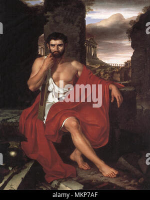 Caius Marius Amid the Ruins of Carthage Stock Photo