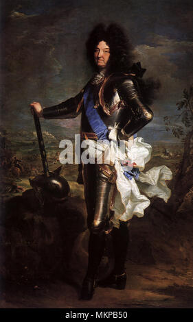 Louis XIV 1701 Stock Photo