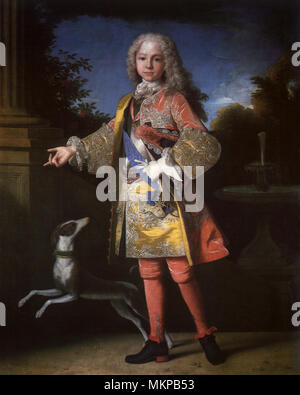Prince Ferdinand VI 1730 Stock Photo