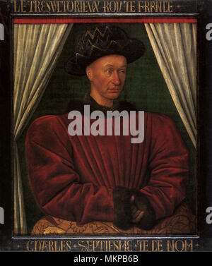 Charles VII, King of France 1450 Stock Photo