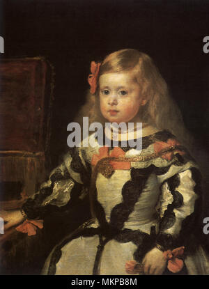 The Infanta Maria Margarita, Daughter of Philip IV 1640 Stock Photo