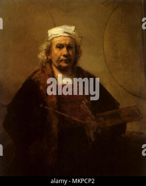 Rembrandt Portrait of an Older Man Stock Photo - Alamy