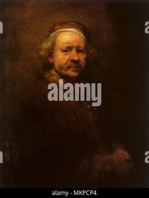 Self-portrait of Rembrandt Stock Photo