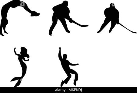 Set Of 9 simple editable icons such as elvis, pittsburgh sky, cleveland little mermaid, omaha girl hockey player, cincinnati backflip, can be used for Stock Vector