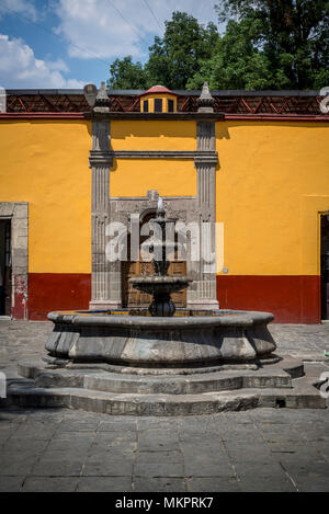 Casa Municipal, also referred to La Casa de Cortés or House of Cortes, Coyoacan, Mexico City, Mexico Stock Photo