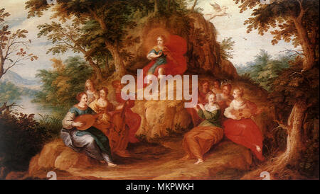 Apollo and the Muses Stock Photo