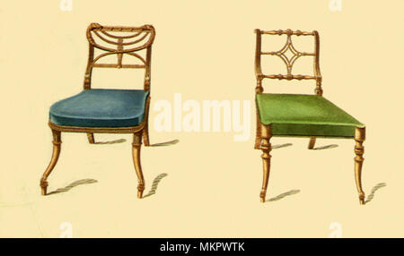 Design for Parlour Chairs Stock Photo