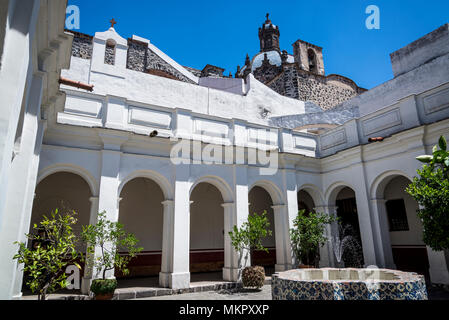 Courtyard, Ex-Convento del Carmen, a former monastery converted to museum, San Ángel, Mexico City, Mexico Stock Photo